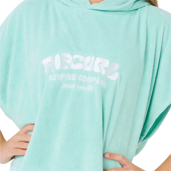 2026 Rip Curl Junior Toalla Clásica De Surf Con Capucha Poncho 00CGTO - Teal